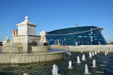 Görünümünde Astana, Kazakistan, Expo 2017 dizi başkenti