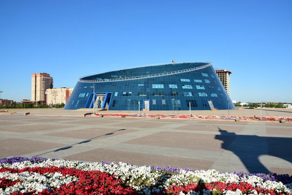 Θέα Στην Αστάνα Πρωτεύουσα Του Καζακστάν Υποδοχής Του 2017 Expo — Φωτογραφία Αρχείου