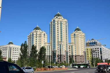 Görünümünde Astana, Kazakistan, Expo 2017 dizi başkenti