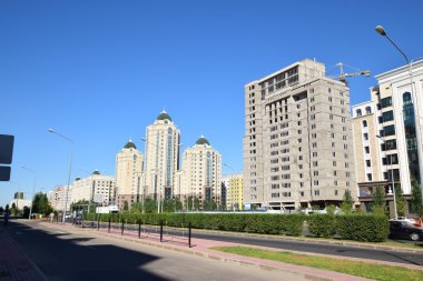 Görünümünde Astana, Kazakistan, Expo 2017 dizi başkenti