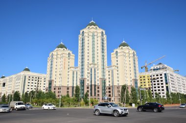 Görünümünde Astana, Kazakistan, Expo 2017 dizi başkenti