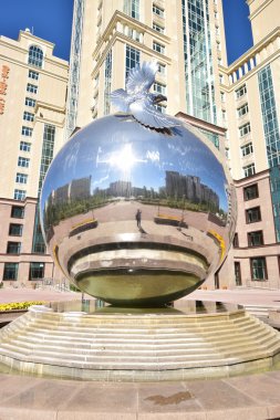 Görünümünde Astana, Kazakistan, Expo 2017 dizi başkenti