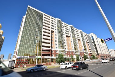 Görünümünde Astana, Kazakistan, Expo 2017 dizi başkenti