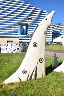 Görünümünde Astana, Kazakistan, Expo 2017 dizi başkenti