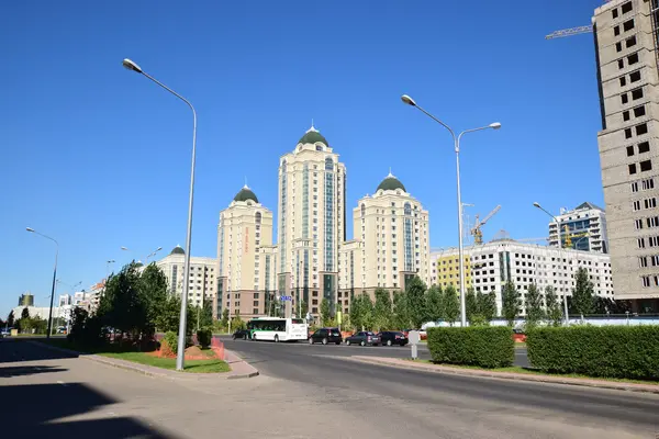 Vue Astana Capitale Kazakhstan Hôte Expo 2017 — Photo