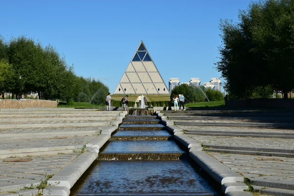 Blick Astana Der Hauptstadt Kasachstans Gastgeber Der Expo 2017 — Stockfoto