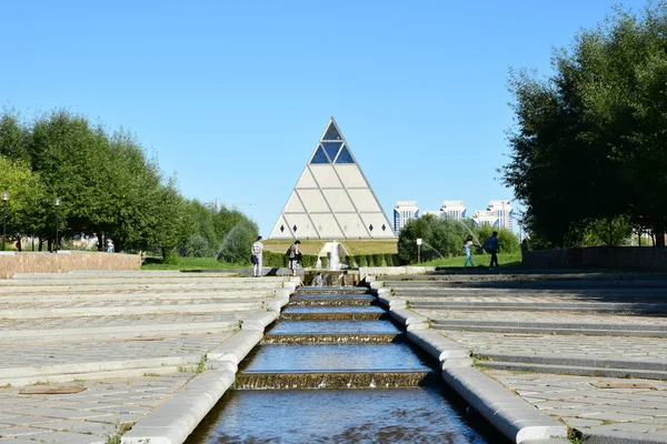 Weergave Astana Hoofdstad Van Kazachstan Gastheer Van Expo 2017 — Stockfoto