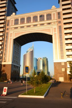 Görünümünde Astana, Kazakistan, Expo 2017 dizi başkenti