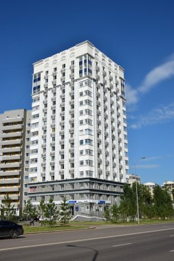 Modern Astana, Kazakistan başkenti bina konut