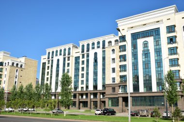 Modern Astana, Kazakistan başkenti bina konut