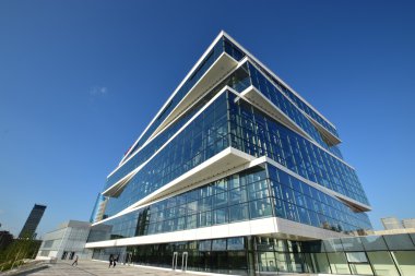 Astana, Kazakistan başkenti bina modern ofis