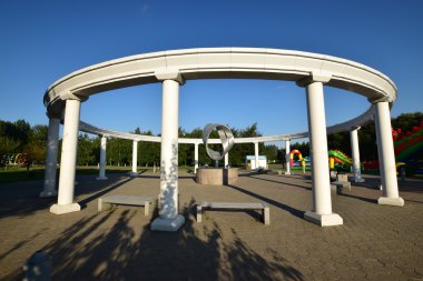 Görünümünde Astana, Kazakistan, Expo 2017 dizi başkenti