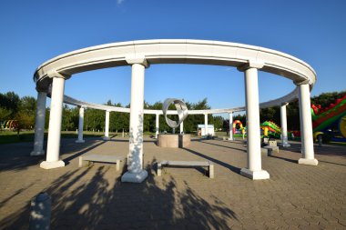 Görünümünde Astana, Kazakistan, Expo 2017 dizi başkenti