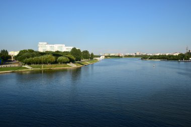 Görünümünde Astana, Kazakistan, Expo 2017 dizi başkenti