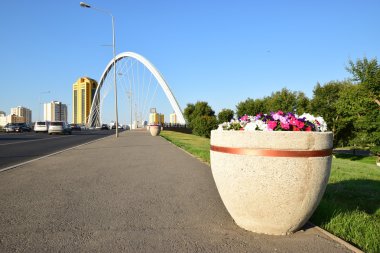 Görünümünde Astana, Kazakistan, Expo 2017 dizi başkenti