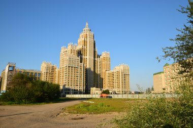Görünümünde Astana, Kazakistan, Expo 2017 dizi başkenti