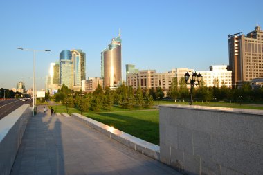 Görünümünde Astana, Kazakistan, Expo 2017 dizi başkenti