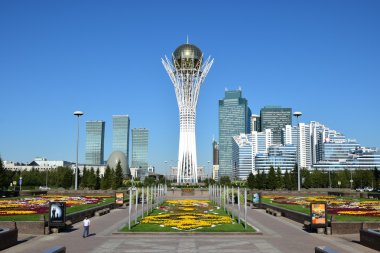 Görünümünde Astana, Kazakistan, Expo 2017 dizi başkenti