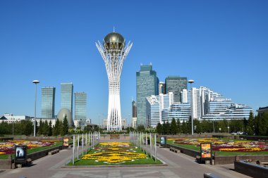 Görünümünde Astana, Kazakistan, Expo 2017 dizi başkenti