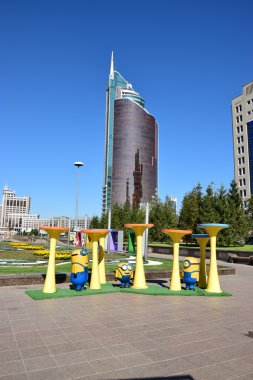 Görünümünde Astana, Kazakistan, Expo 2017 dizi başkenti