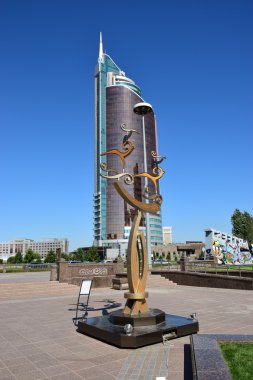 Görünümünde Astana, Kazakistan, Expo 2017 dizi başkenti