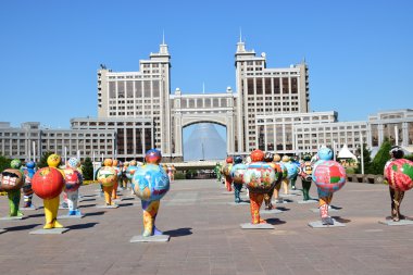 Görünümünde Astana, Kazakistan, Expo 2017 dizi başkenti