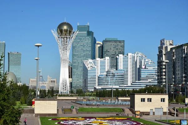 Vista Torre Baiterek Astana Capital Kazajstán — Foto de Stock