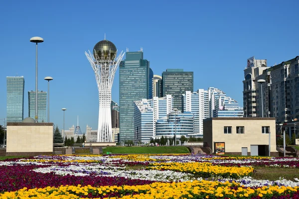 Vista Torre Baiterek Astana Capital Kazajstán — Foto de Stock