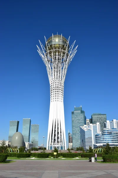 Blick Astana Der Hauptstadt Kasachstans Gastgeber Der Expo 2017 — Stockfoto