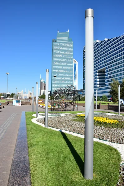 Tekintettel Baiterek Torony Astana Fővárosa Kazahsztán — Stock Fotó
