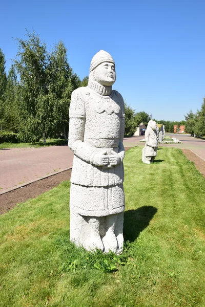 Skulptur Astana Huvudstad Kazakstan Värd För Expo 2017 — Stockfoto