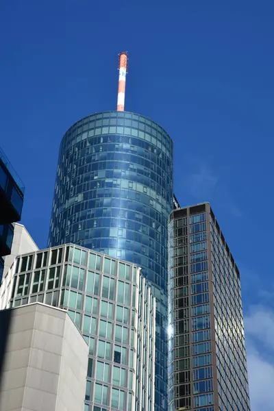 Frankfurt Alemania 2021 Rascacielos Ciudad Fráncfort Del Meno —  Fotos de Stock