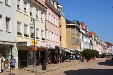 Speyer, Almanya 08.14.2021: Speyer 'de tarihi dalgalanmalar