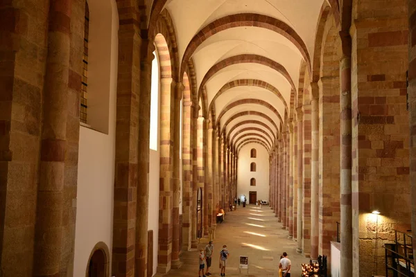 Speyer Alemanha 2021 Vista Interior Catedral Speyer — Fotografia de Stock