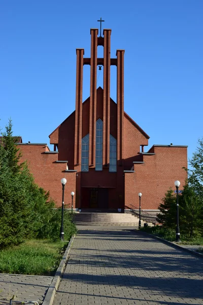 Iglesia católica en Astana — Foto de Stock