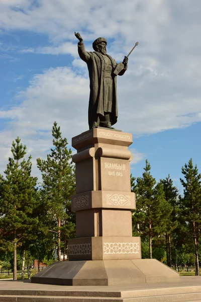 Denkmal für Dschambul dschabayev — Stockfoto