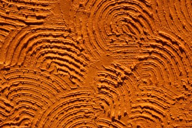 yaratıcı bir şekilde işlenmiş kaymak gibi duvar