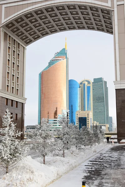 Astana, Kazakistan başkenti modern binalar