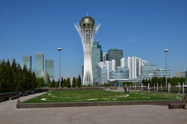 Astana, Kazakistan'ın Baiterek Kulesi