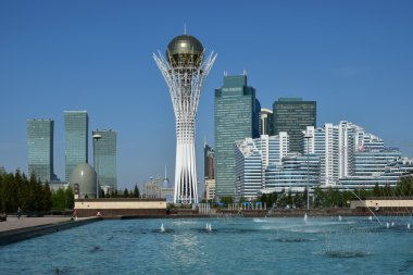 Astana, Kazakistan'ın Baiterek Kulesi