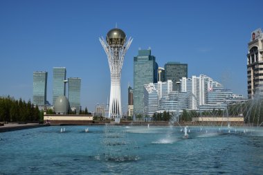 Astana, Kazakistan'ın Baiterek Kulesi