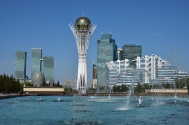 Astana, Kazakistan'ın Baiterek Kulesi