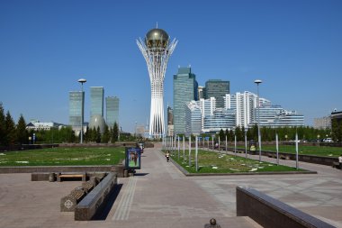 Astana, Kazakistan'ın Baiterek Kulesi