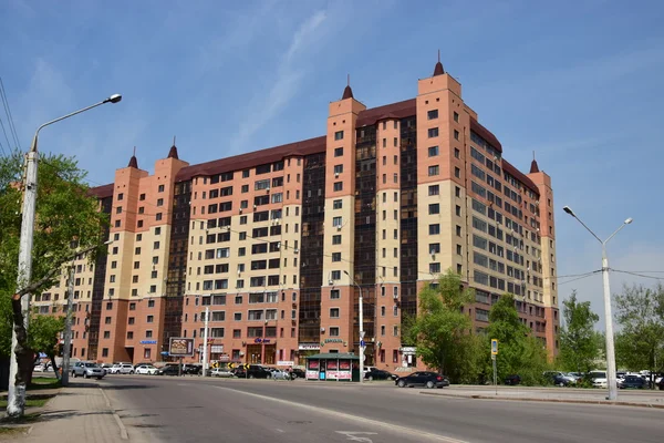 Edifícios modernos em astana, Cazaquistão — Fotografia de Stock
