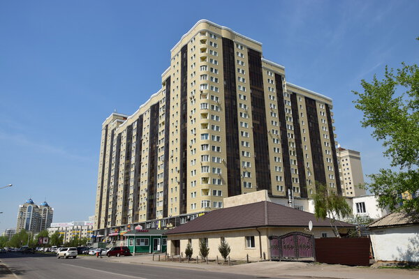 Modern residential buildings in Astana, Kazakhstan