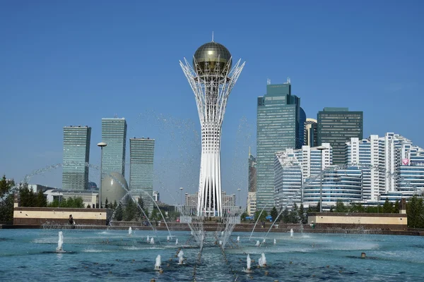 Astana, Kazakistan'ın Baiterek Kulesi — Stok fotoğraf