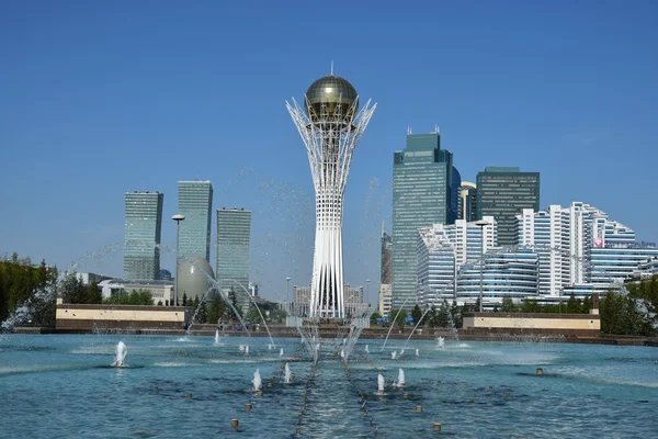 Astana, Kazakistan'ın Baiterek Kulesi — Stok fotoğraf