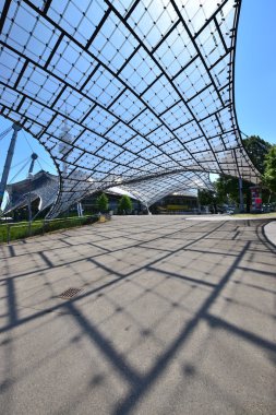 Münih, Almanya Olimpiyat Stadion çatısı