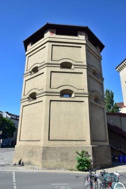 Bir görünümü Isartor kapısı Münih, Almanya