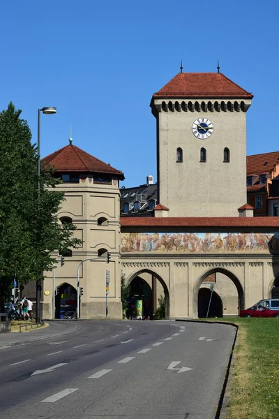 Vue de la porte ISARTOR à Munich, Allemagne — Photo
